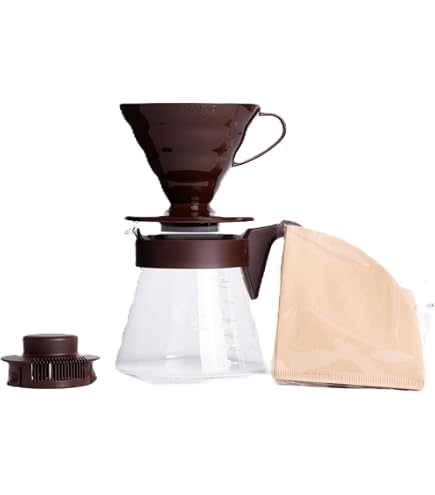 Amazon.com: Hario V60 Pour Over Coffee Starter Set, Size 02, Red